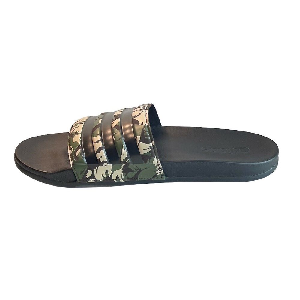 Adidas Adilette Comfort Mens Slides Sandals Pine Camo Shoes  FZ4686 - Picture 5 of 8